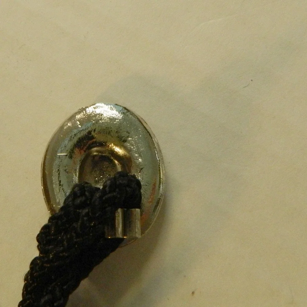 Unbranded Bolo Tie Men Black Silver Cowboy Hat Slide Western Americana Stetson